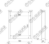 Радиатор отопителя салона TG-RIH0004/ 87107-07030 * Ti•GUAR