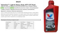 Масло трансмиссионное синт. Light &amp; HD ATF / CVT, (1л.), 895132 VALVOLINE (КРАСНЫЙ ЦВЕТ) (ИМПОРТ)